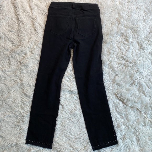 NYDJ Curves 360 Slim Straight Ankle Jeans with Studs - Picture 3 of 12